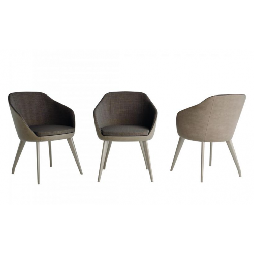 EXAGON  chair with armrests EXAGON  chair with armrests