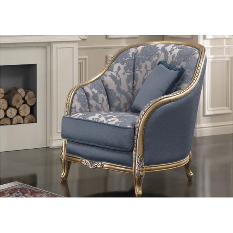 JERRY curved armchair