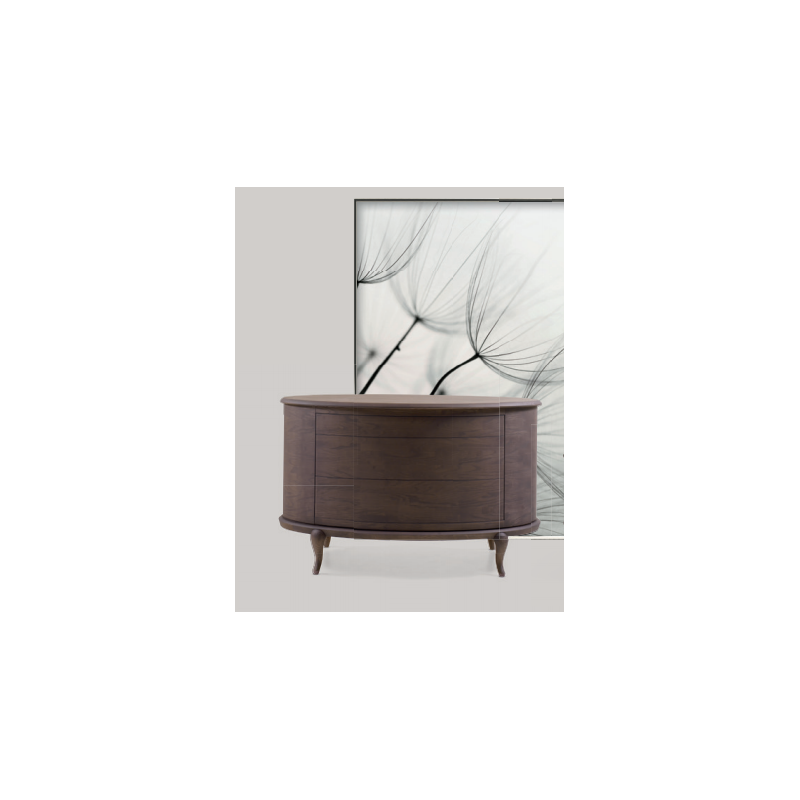 MARACANA oval chest of drawers