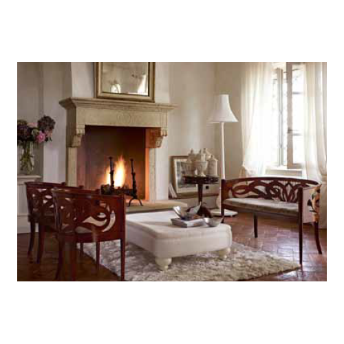 ROSETTA armchair with carved back