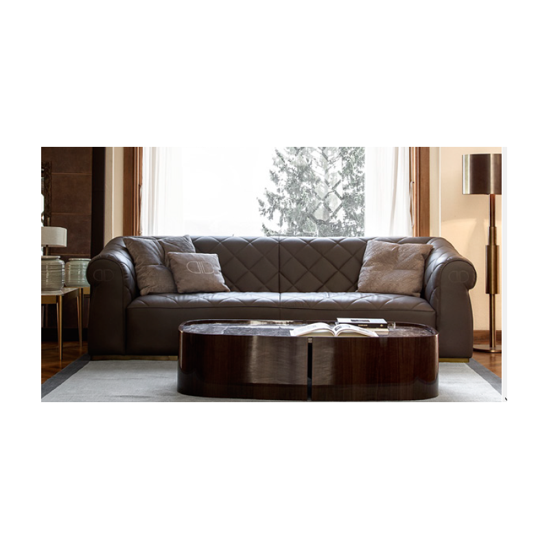 MARK large  leather  sofa