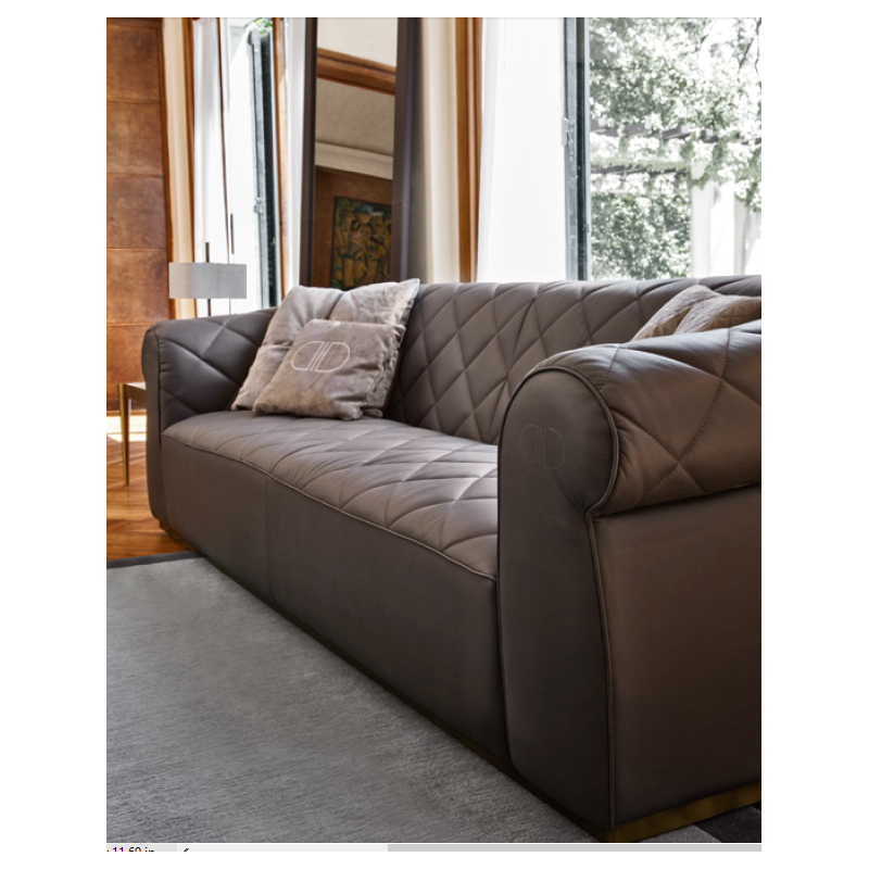 MARK large  leather  sofa